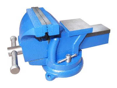 Super-Light Duty Bench Vise Swivel Base With Anvil